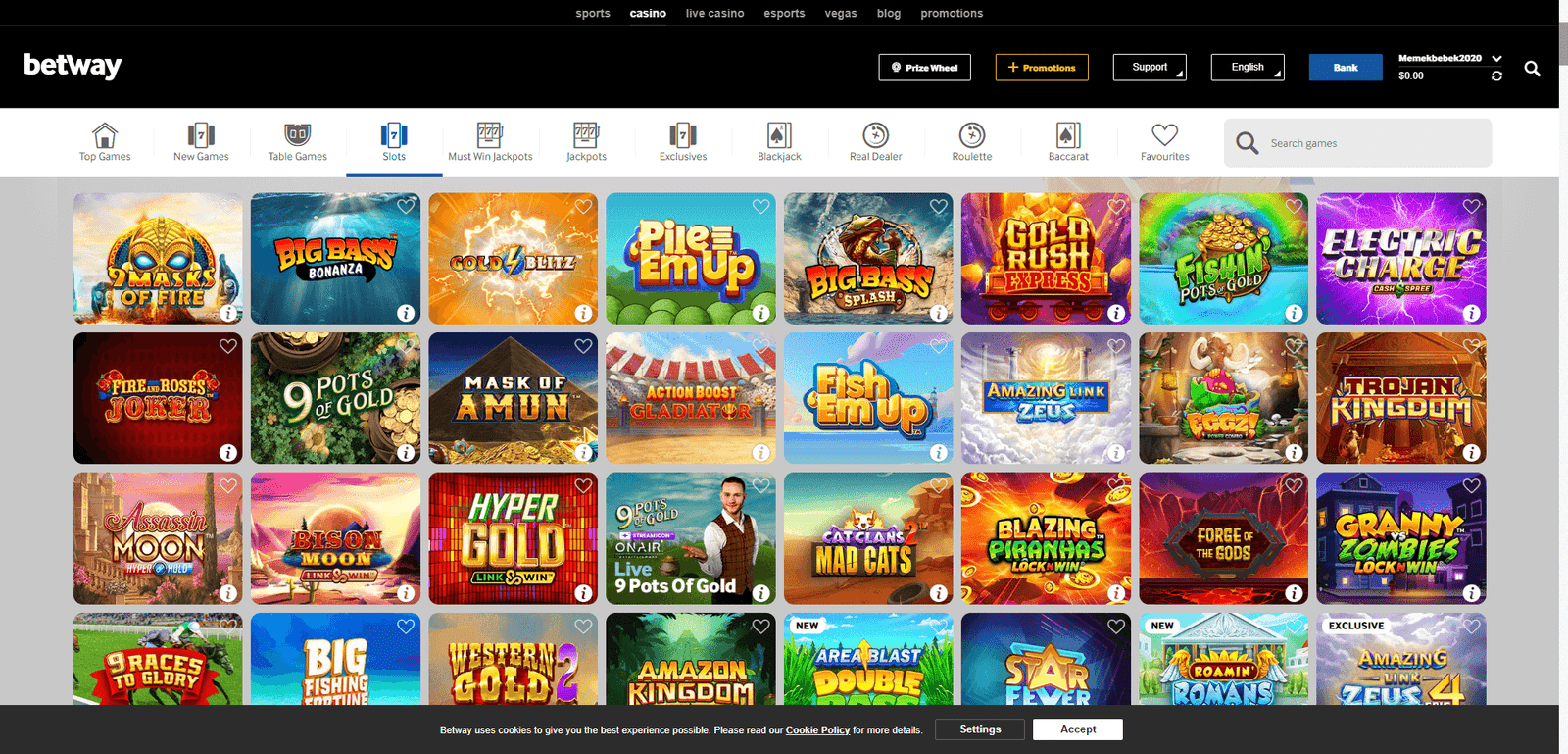 n1 bet casino homepage
